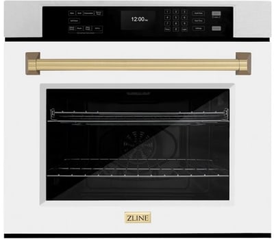 ZLINE Autograph Edition WASSZWM30CB - 30 Inch Professional Single Electric Wall Oven