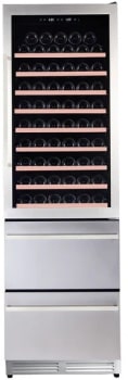 Avanti Elite WCDD108E3S - 24 Inch Built-In Wine Cooler