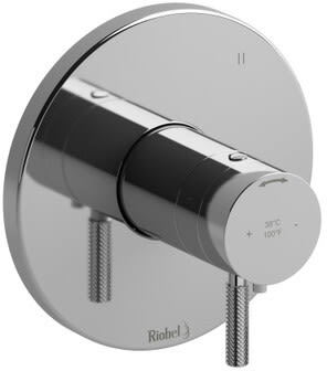Rohl RIU™ TRUTM47KNC - Riu™ Thermostatic & Pressure Balance Trim with 3 Functions and Knurled Handle in Chrome