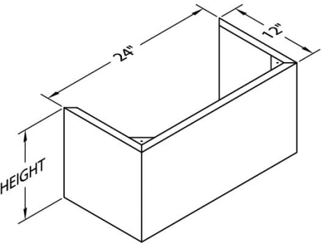 Vent-A-Hood WDCM2412SS - Duct Cover