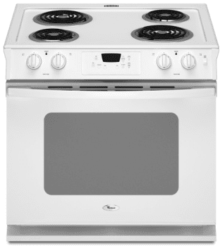 Whirlpool Wde101lvq 30 Inch Drop In Electric Range With 4 Coil