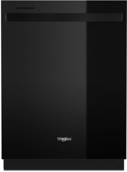 Black stainless steel whirlpool dishwasher on sale
