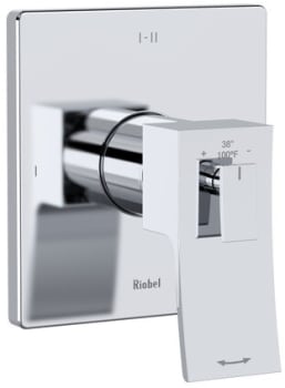 Rohl Zendo TZOTQ23C - 1/2” Therm & Pressure Balance Trim with 3 Functions in Chrome