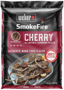 Weber SmokeFire Collection 190005 - SmokeFire Cherry All-Natural Hardwood Pellets, 20 lb. Bag