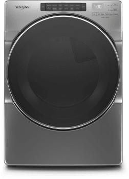 Chrome Shadow-Model:WED6620HC Ft Whirlpool 37-Cycle High-Efficiency Electric Dryer with Steam 7.4 Cu 