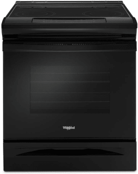 Whirlpool WEE510SAGB - 4.8 Cu. Ft. Guided Electric Front Control Range with The Easy-Wipe Ceramic Glass Cooktop