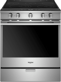 Whirlpool Weea25h0hz 30 Inch Slide In Electric Range With True Whirlpool