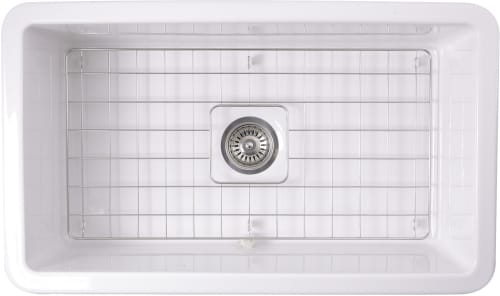 Nantucket Sinks Cape Collection WELLFLEET3218W - 32 Inch Undermount Fireclay Kitchen Sink
