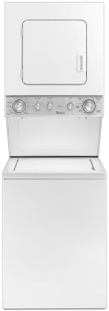 Whirlpool WET4024EW - 24" Electric Laundry Center with 1.5 cu. ft. Washer Capacity and 3.4 cu. ft. Dryer Capacity