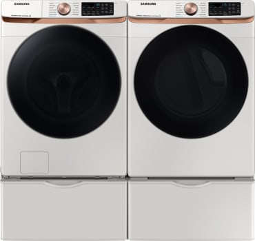 Samsung SAWADREE83001 - Washer with paired Dryer in Ivory on Pedestals