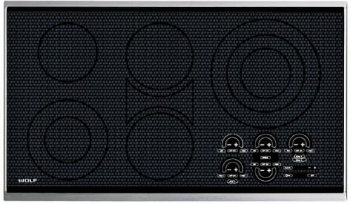Wolf electric sale stove top
