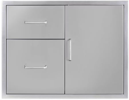 Wildfire WFDDWCOMBO3021SS - 30 Inch 304 Stainless Steel Access Door & Double Drawer Combo