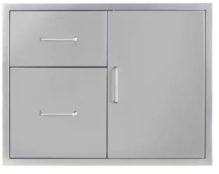 Wildfire WFDDWCOMBO3024SS - 30 Inch 304 Stainless Steel Access Door & Double Drawer Combo