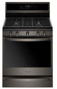 Whirlpool WFG975H0HV - Black Stainless Steel Front View