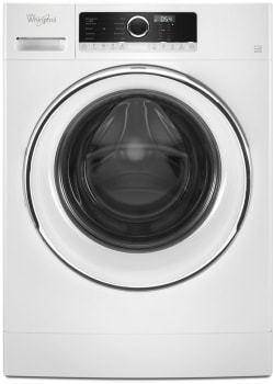 Whirlpool Wfw5090jw 24 Inch Compact Front Load Washer With Detergent Dosing Aid Sanitize Option Handwash Cycle Tap Touch Controls With Memory Quick Wash Save Time Option 2 3 Cu Ft Capacity And Energy Star