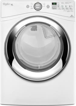 Whirlpool WGD86HEBW 27 Inch Gas Steam Dryer with 7.4 cu. ft. Capacity