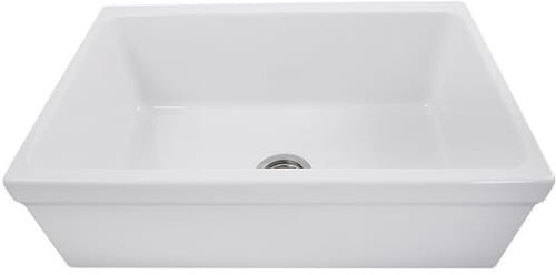 Nantucket Sinks Cape Collection WH3018FCL - 30 Inch Reversible Italian Fireclay Sink