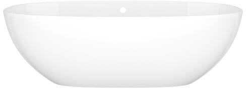 Rohl Barcelona BA2MNSMOF - 32 Inch Freestanding Soaking Bathtub With Void And Overflow Hole