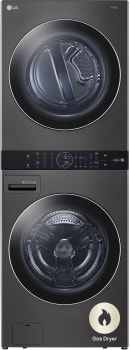 LG WKGX201HBA - Single Unit Front Load LG WashTower™ with Center Control™ 4.5 cu. ft. Washer and 7.4 cu. ft. Gas Dryer