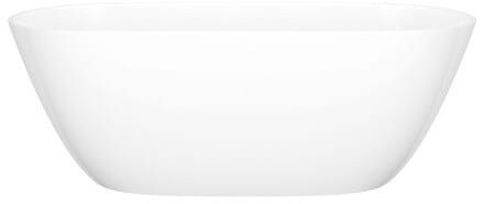 Rohl LUSSARI™ LU1NSWNO - 27 Inch Freestanding Soaking Bathtub with Drain Hole Center and No Overflow Hole