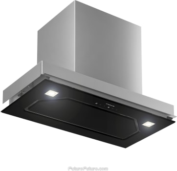 Futuro Futuro Bravia Series WL22BRAVIABLK - 22 Inch Bravia Insert Range Hood in Angled Bottom View