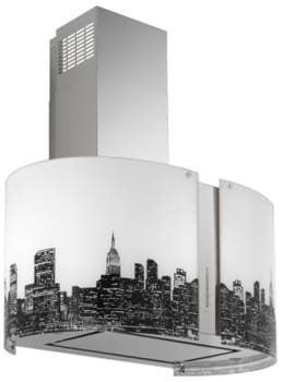 Futuro Futuro Murano Metro Collection WL27MURMETROLED - 27" Murano Metro LED Wall Range Hood