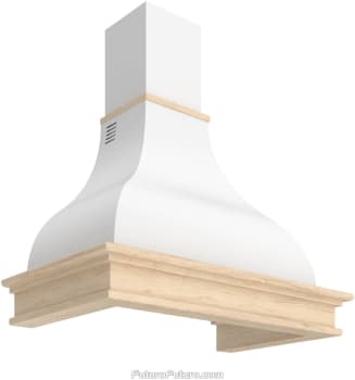 Futuro Futuro Country Series WL36COUNTRY - 36 Inch Country Wall Mount Range Hood in Angled View