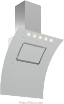Futuro Futuro Splash Series WL36SPLASHWHT - 36 Inch Splash Wall Mount Range Hood in Angled View