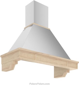 Futuro Futuro Sphinx Series WL48SPHINX - 48 Inch Sphinx Wall Mount Range Hood in Angled View