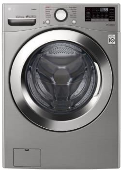 Lg Wm3700hva 27 Inch Front Load Smart Washer With Steam Technology 6motion Technology Tubclean Cycle Lg Sidekick Compatible Allergiene Cycle 12 Wash Programs 12 Wash Options Wi Fi Connectivity Voice Activation Child Lock