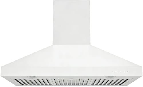 Hauslane WM530WHT36B - 36 Inch Wall Mount Convertible Chimney Hood