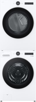 LG LGWADREW5503 - Stacked Washer and Dryer in White