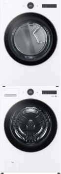 LG LGWADREW65003 - Stacked Washer and Dryer in White