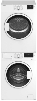 Blomberg stackable washer dryer top