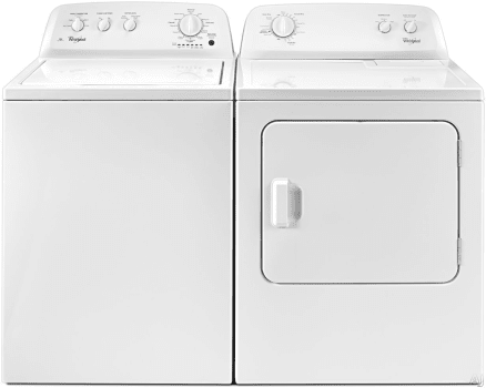Whirlpool Wpwadrew246 Side By Washer Dryer Set With Top Load Whirlpool Wpwadrew246 Side By Washer Dryer Set With Top Load And Electric In White