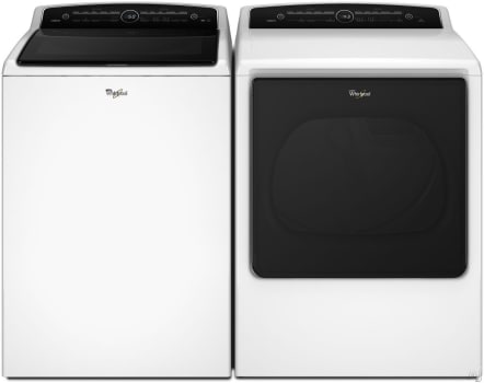 Whirlpool Wpwadrew28 Side By Washer Dryer Set With Top Load Whirlpool Cabrio Wpwadrew28 Side By Washer Dryer Set