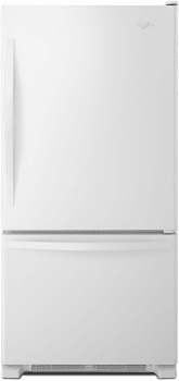 WRB322DMBW Whirlpool 33-inches wide Bottom-Freezer Refrigerator
