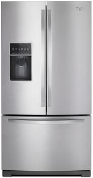 Whirlpool WRF767SDEM - 36" Whirlpool French Door Refrigerator with 27 cu. ft. Capacity and Dual Ice Makers