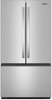 Whirlpool WRFF3336SZ 36 Inch Freestanding French Door Refrigerator with ...