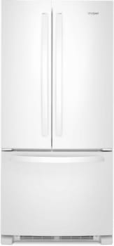 Whirlpool WRFF5333PW - 33 Inch Freestanding French Door Refrigerator