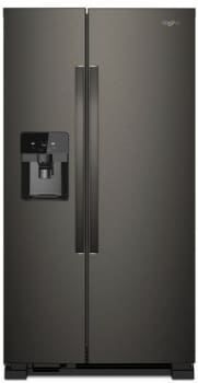 Whirlpool WRS321SDHV - Black Stainless Steel Front