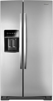 Whirlpool 36 in. Wide Side-by-Side Counter Depth Refrigerator in Stainless Steel 20 cu. ft. on Fridge.com