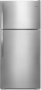 Whirlpool WRT134TFDM 28 Inch Top-Freezer Refrigerator with 14.3 Cu. Ft ...