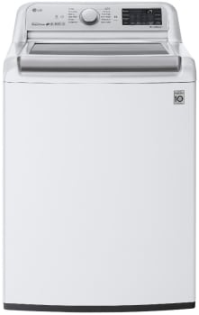 WT7800CW 27 Inch Top Load Smart Washer with 5.5 cu. Capacity, TurboWash3D™ Technology, SmartThinQ®, ColdWash™, Oxi Sanitize™, 6Motion™ Technology, 12 Wash Cycles, Wash+ Cycle, Speed Cycle, and ENERGY STAR®: White