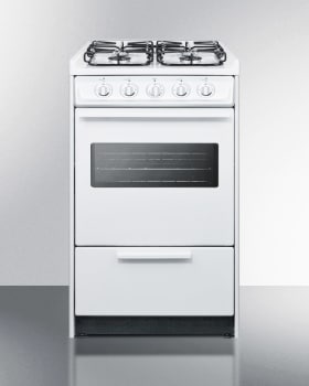 Summit Wtm1107rsw 20 Inch Slide In Gas Range With Oven Window 4