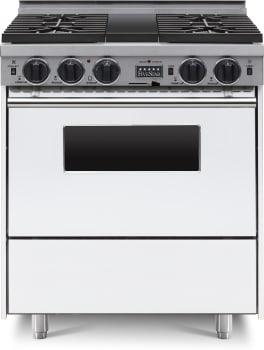 FiveStar WPN289W - 30 Inch Freestanding Dual Range with 4 Sealed Burners