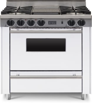 FiveStar WTN3127W - 36 Inch Freestanding Gas Range with 4 Open Burners