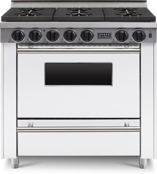 FiveStar WTN3367W - 36 Inch Freestanding Gas Range with 6 Sealed Burners