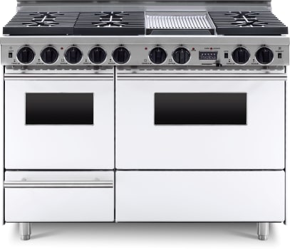 FiveStar WPN5397W - 48 Inch Freestanding Dual Fuel Range with 6 Sealed Burners