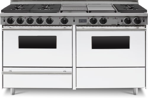 FiveStar WTN6397W - 60 Inch Freestanding Dual Fuel Range with 6 Sealed Burners
